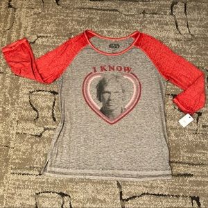 Star Wars baseball tee - NWT